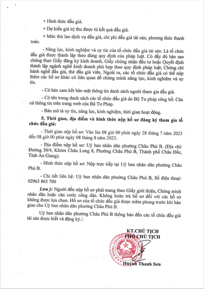 Thông báo